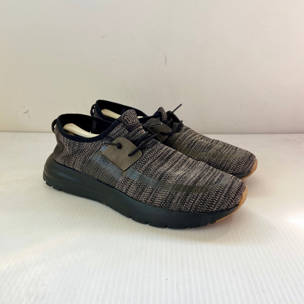 Hey Dude Sirocco Slip On Shoes Black Night Mens 14
